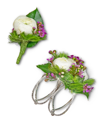 Intrinsic Corsage and Boutonniere Set