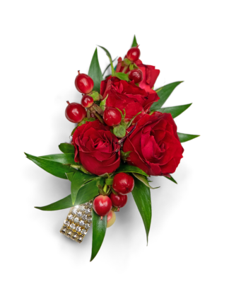 Crimson Corsage