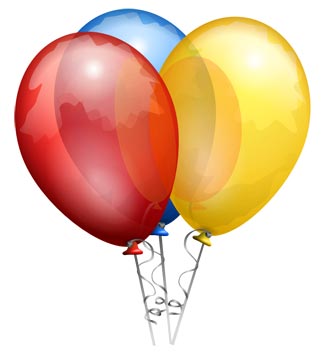 Latex Balloon Trio
