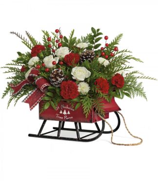Sleigh Bells Bouquet by Teleflora