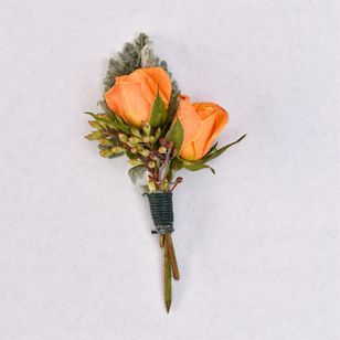Peachy Bliss Boutonniere