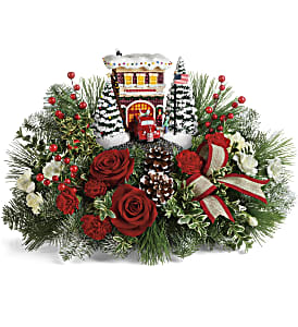 Festive Fire Station by Teleflora