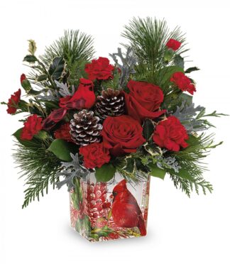 Cardinal Cheer Bouquet