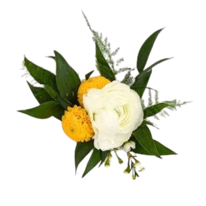 Lemon Lace Corsage