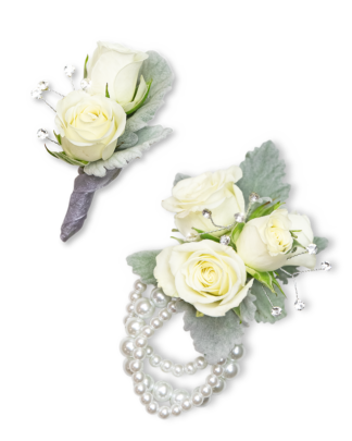 Virtue Corsage and Boutonniere Set