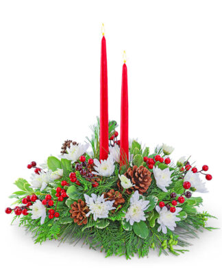 Noel Candlelight Centerpiece