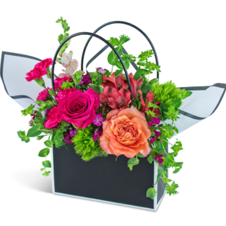 Bright and Bold Blooming Tote
