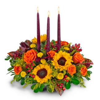 Goldenrod Glow Centerpiece