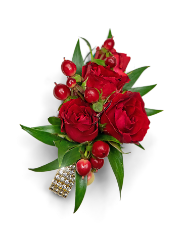 Crimson Corsage