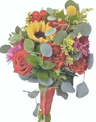 Rosy Red Sunshine Hand Tie