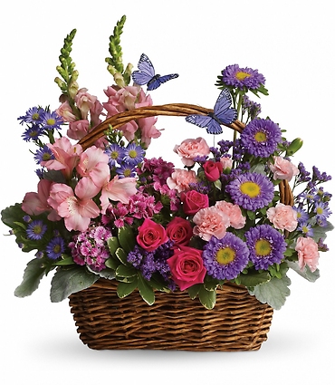 Country Butterfly Basket