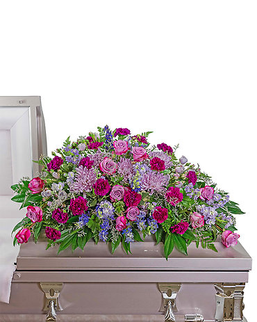 Gracefully Majestic Casket Spray