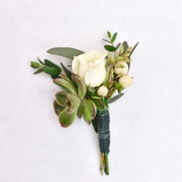 Vintage Pearl Boutonniere