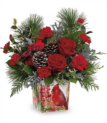 Cardinal Cheer Bouquet