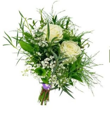 Rose Trio Hand Tie Bouquet