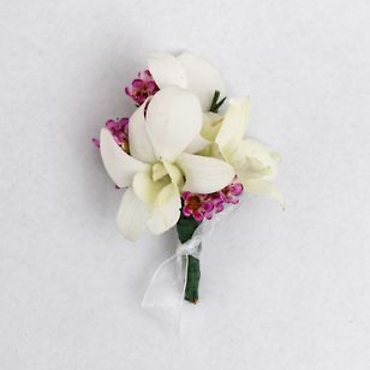 Lush Orchid Boutonniere