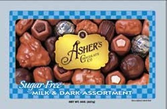 Asher\'s Sugar Free Milk & Dark Chocolate Assortment