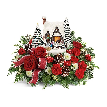 Thomas Kinkade\'s Warm Winter Wishes Bouquet