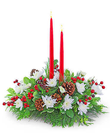 Noel Candlelight Centerpiece